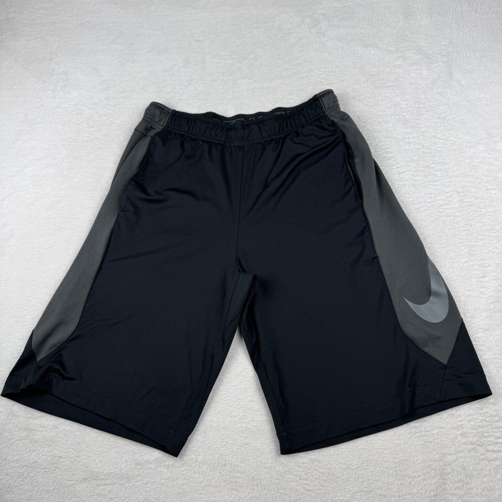 Nike Pro Training Shorts Mens Medium Black Dri-FIT Mesh Panel 684821-010